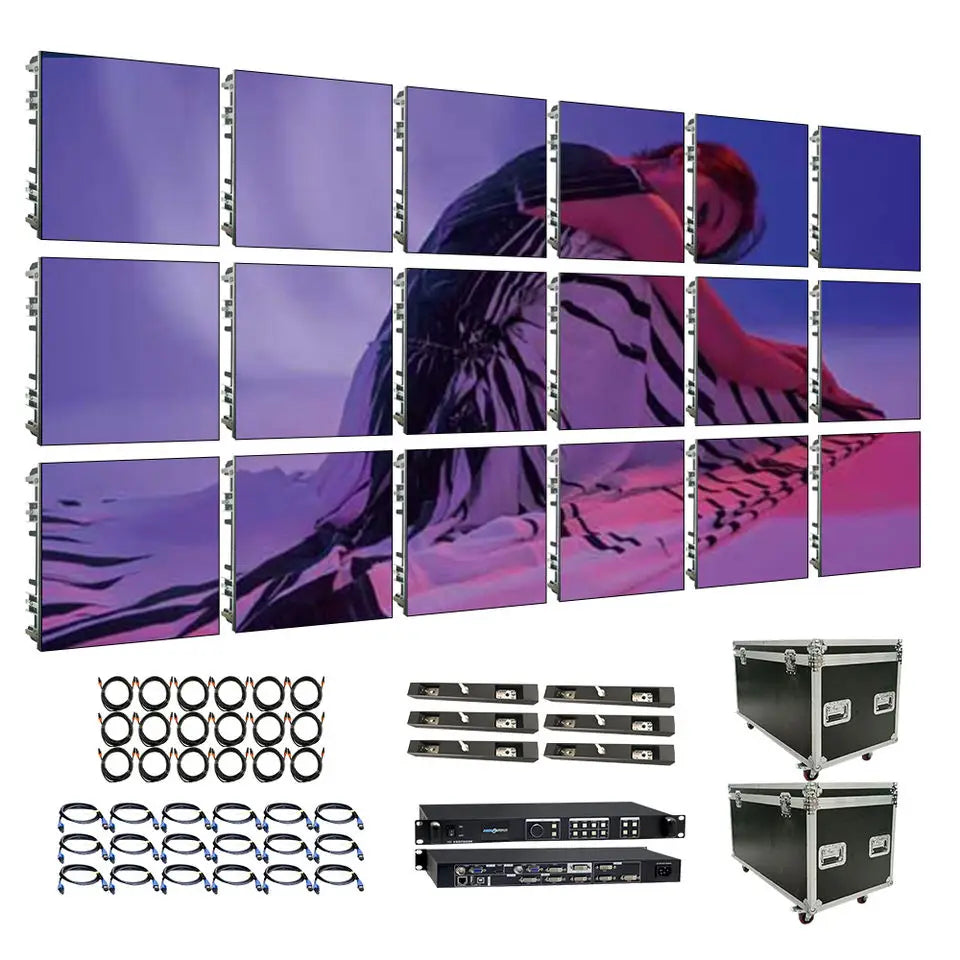 RAYBO Indoor LED Display Screen Church Big Background Led Video Wall Display Wedding Panel Stage Indoor P3.91 Led Screen