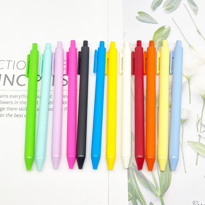 Macaron Retractable 0.5mm School Office Supplies  Gel Pen