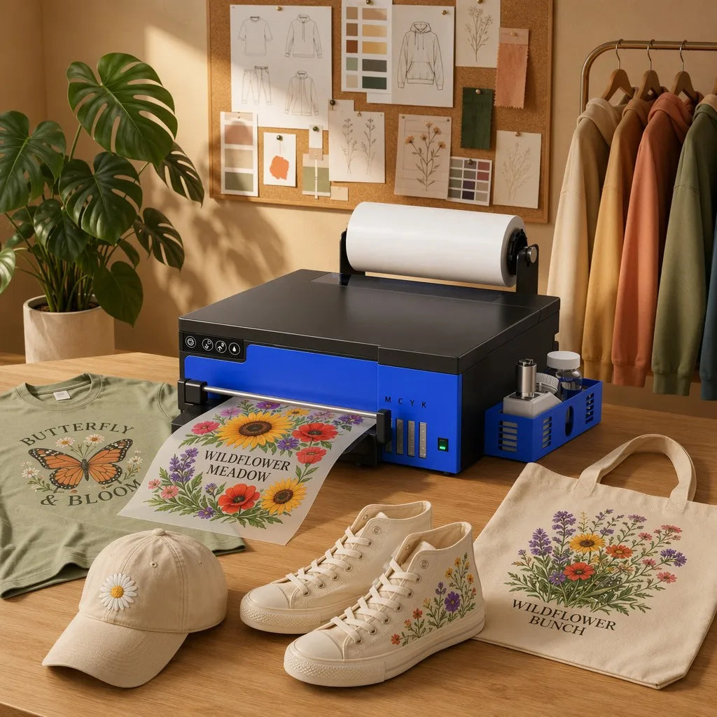 A3 Printer Dtf  Desktop A3 White Ink Circulation System 30cm A3 XP600 L18058 DTF Printer Clothes Printing Machine for Tshirt