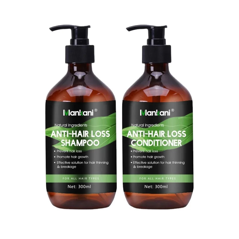 OEM Private Label Hair Growth Shampoo and Conditioner Herbal Hair Regrowth Repair Hair Loss Shampoo