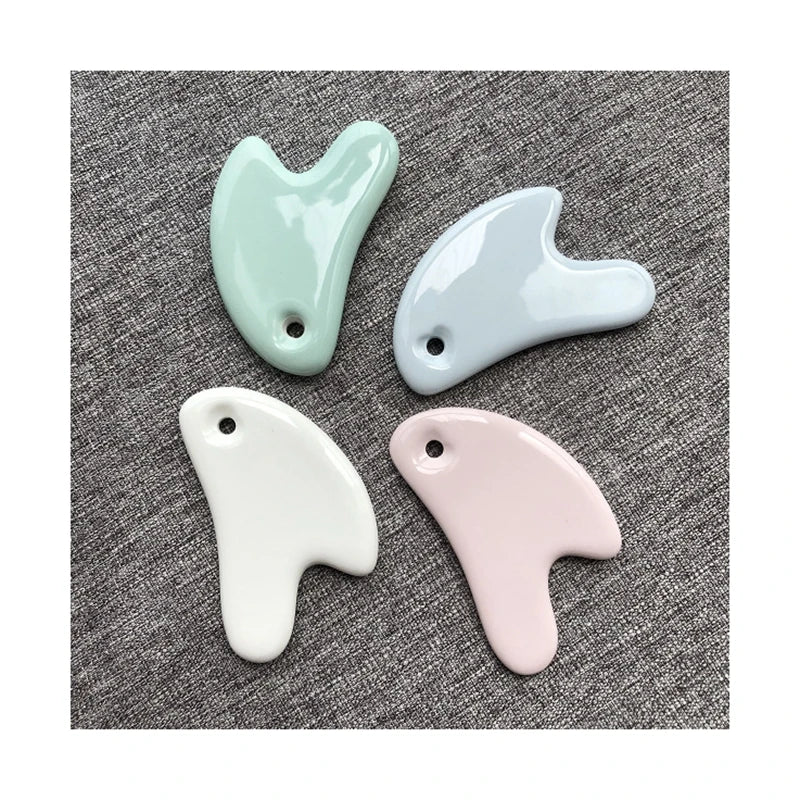 2026 Gua Sha Board Ceramic Guasha Tool Massage Products For Facial Neck Back Whole Body Muscle Relaxing