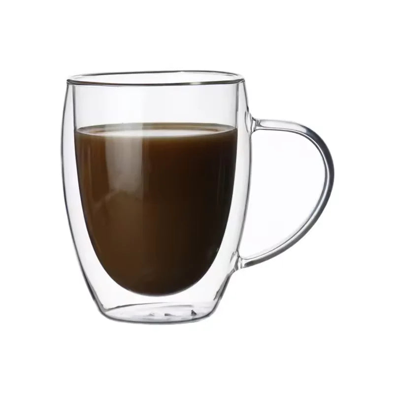 Handblown High Borosilicate Glass Cheap Double Glass Tea Coffee Cups Wholesale