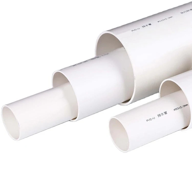 Free Sample 1/2''-2'' PVC-U Plastic Water Supply Pipe Manufacturer PVC Piping Price List Butt Fusion Anti-Corrosion High