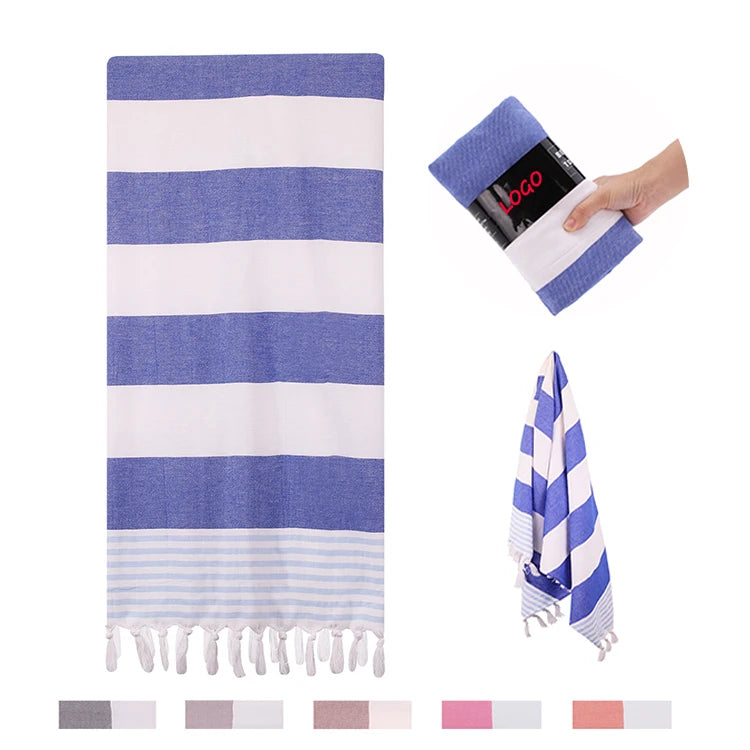 Private Label Cotton Sand Free Beach Towel Turkish Yoga Towel Private Label Luxury Turkish Towels Customizable