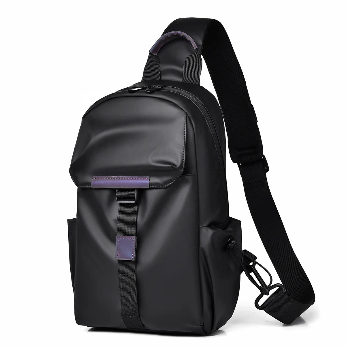Men's New Trendy Multi-Functional Waterproof Chest Bag Casual Versatile Polyester Shoulder & Sling Messenger Bag