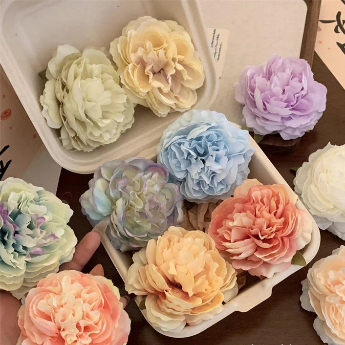 New Arrival Fabric Flower Hair Clip Headwear Sweet Simulation Floral Hairpin Hair Accessories for Women