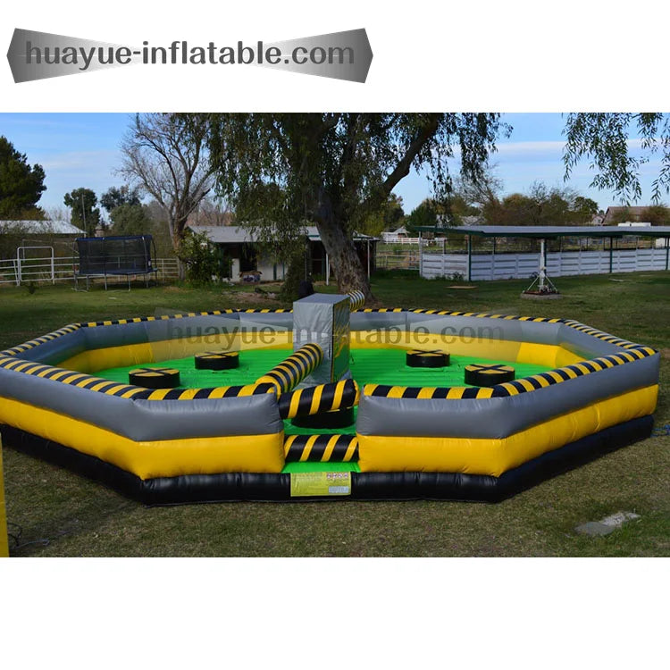 New Interactive Sport Game Inflatable Wipeout Game Eliminator Weeper Meltdown Machine for Rental