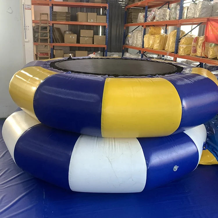 Hot Sale Inflatable Bouncer Trampoline Inflatable Jumping Floating Water Toys Platforms Bouncers