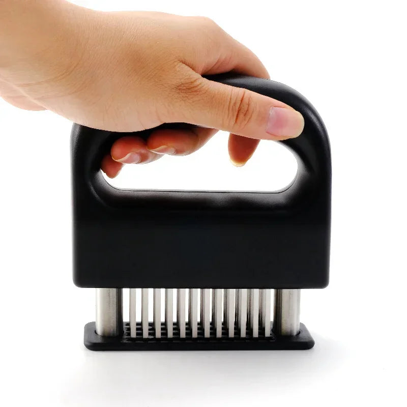 Stainless Steel Meat Tenderizer Needle Metal Hammer for Steak Pork Turkey Poultry Essential Kitchen Cooking Accessory