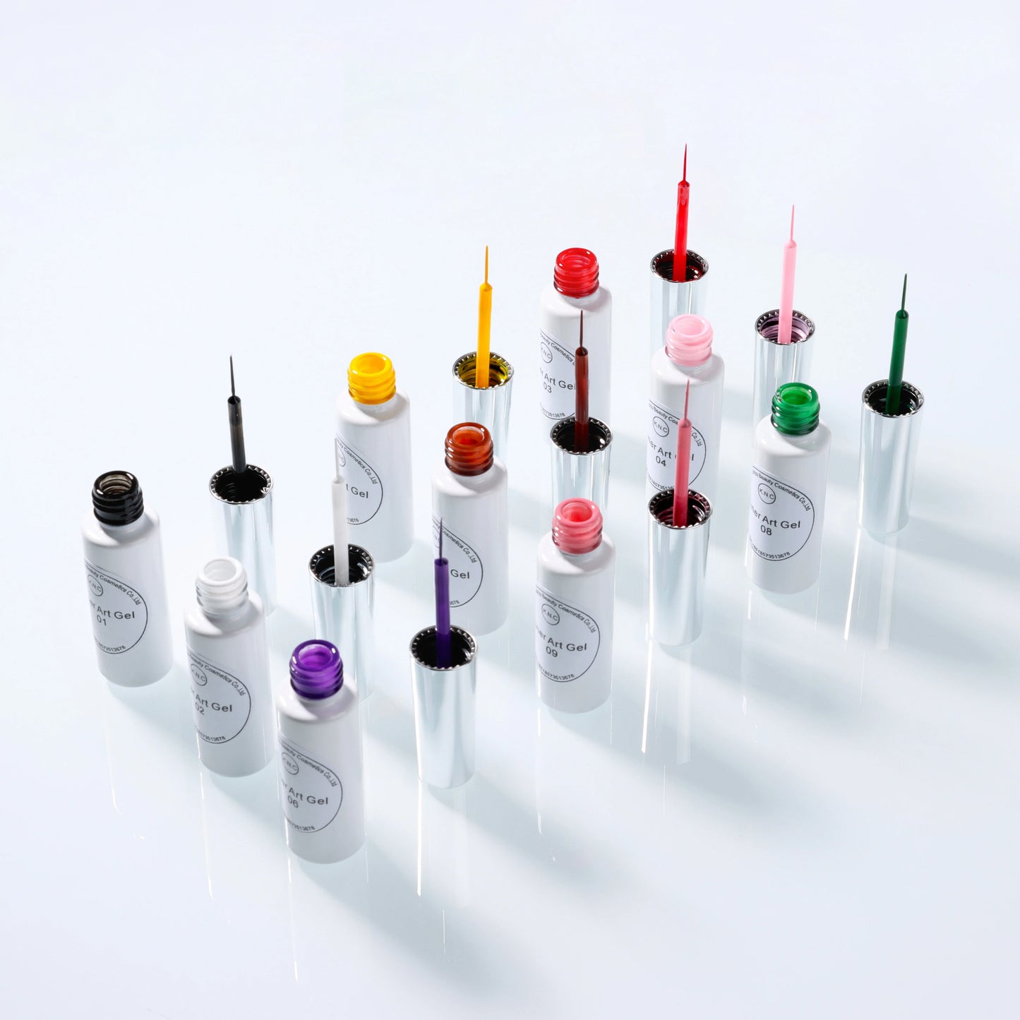 KINNCO Hot Sale Hema Free UV Gel Polish Nail Liner Art Gel for Nail Paint Design OEM Private Label 10 Colors