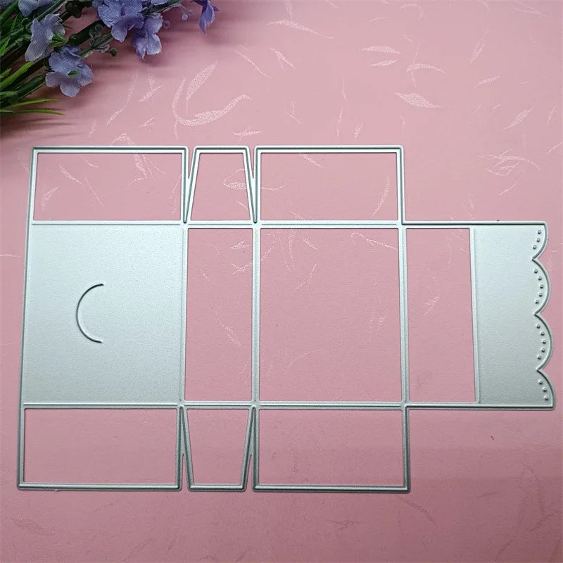 Customized Large Fold Candy Gift Box Scrapbooking for Card Album Embossing Stencil DIY Craft Dies New Metal Cutting Dies