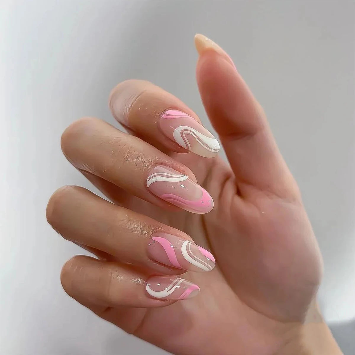 Nails Wholesales Factory Supply Nude Art Long Ballerina Nails Full Cover Oem Private Label Press on Artificial Fake Nails