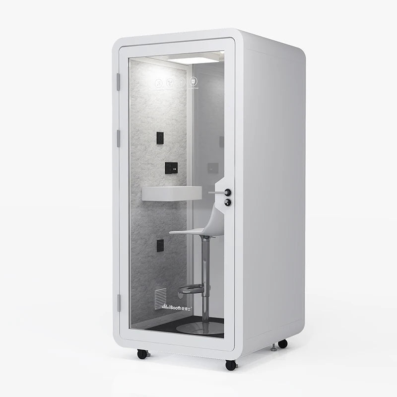 Popular and Best-selling Modern Steel Office Meeting Pod Acoustic Single Phone Booth for Office Building and Hotel Use