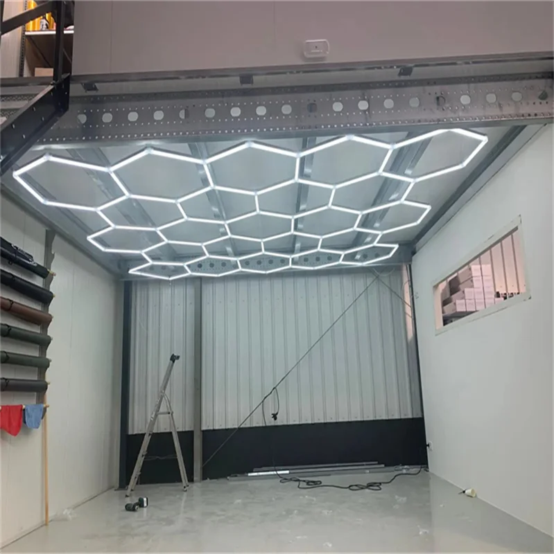 Commercial Industrial Hexagonal COB LED Light for Warehouse Garage Workshop & Tunnel Use IP54 Rated
