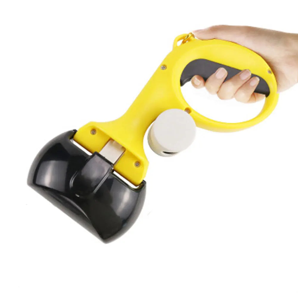 Outdoor Pet Cleaning Tool Eco Dog Poop Cleaner Picker Poop Bag Dispenser Portable Pooper Scooper for Small Animals Polyester