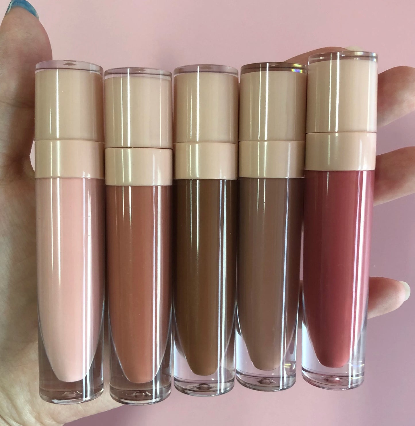 Hot Sale Long-lasting Glossy Moisturizing Herbal Mineral Vanilla Flavor Waterproof Sunscreen Lip Gloss with Private Label