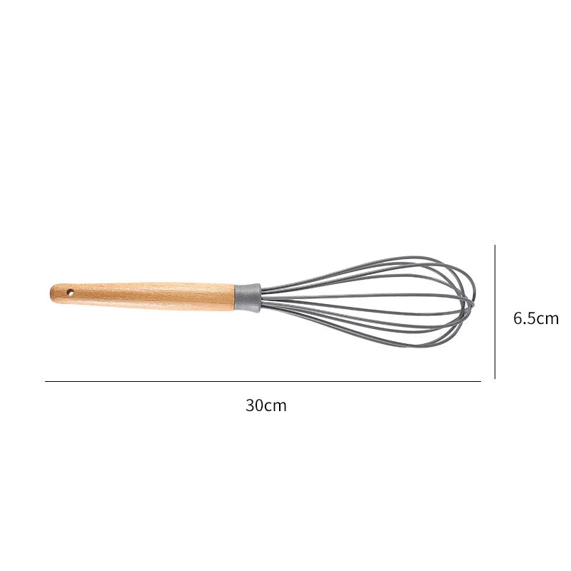 Weimu Kitchen Silicone Egg Whisk and Wiper Essential Egg Beater Tool for Baking