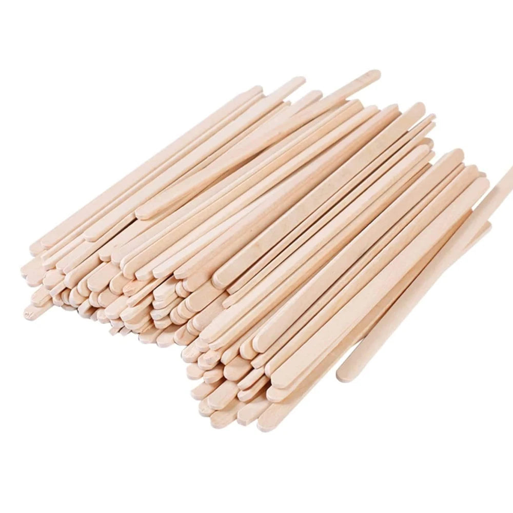 Eco-Friendly Disposable Birchwood Coffee Stirrers 140mm (5.5inch) Sticks for Coffee & Tea Beverages