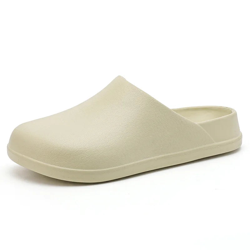 Fashion Cartoon Baitou EVA for Spring Summer Wear Non-heel Half Slipper Couples Sports Beach Flat Soft Comfort