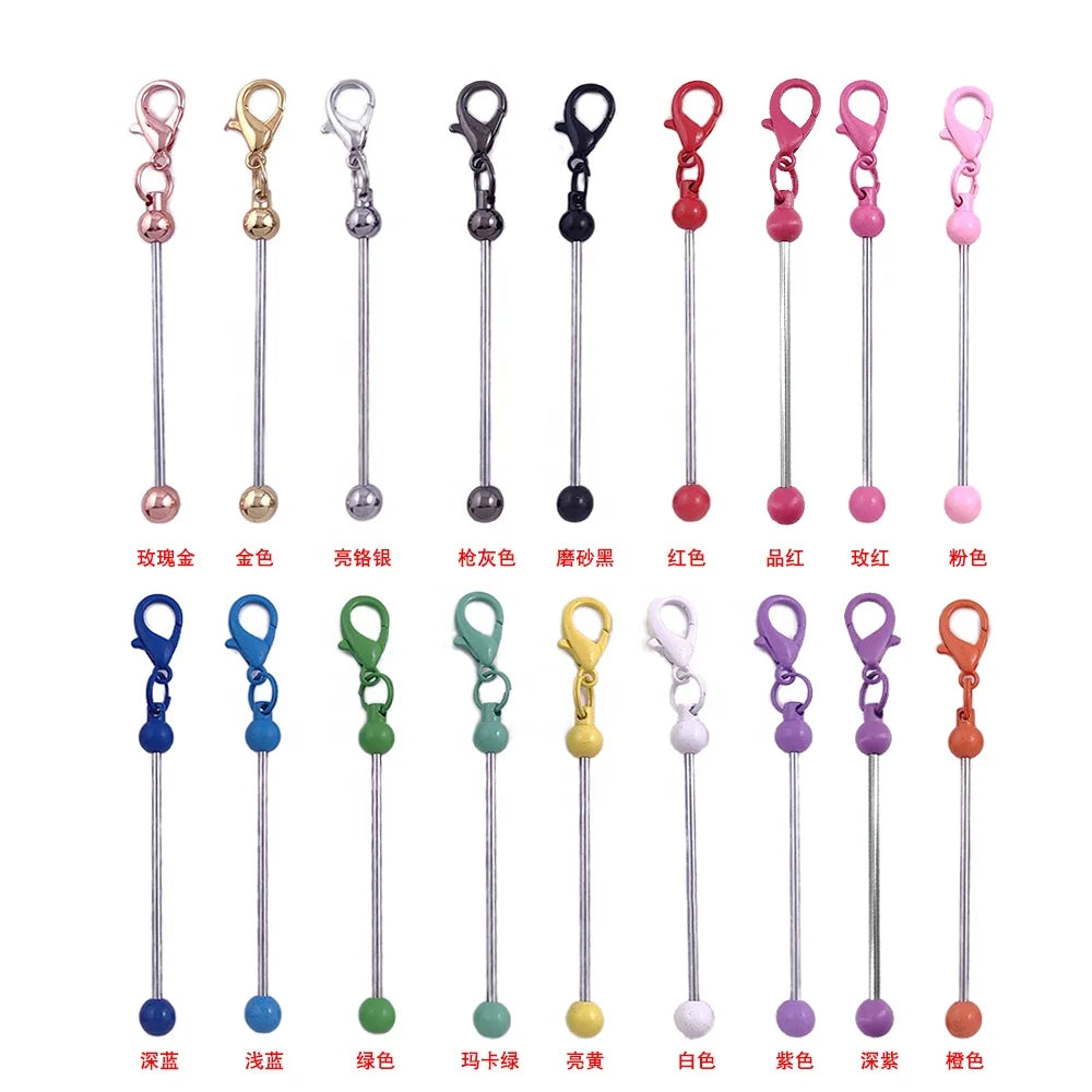 Novelty Gifts Diy Hobby Lobster Clasp Stainless Steel Mini Beadable Products bar Keychain