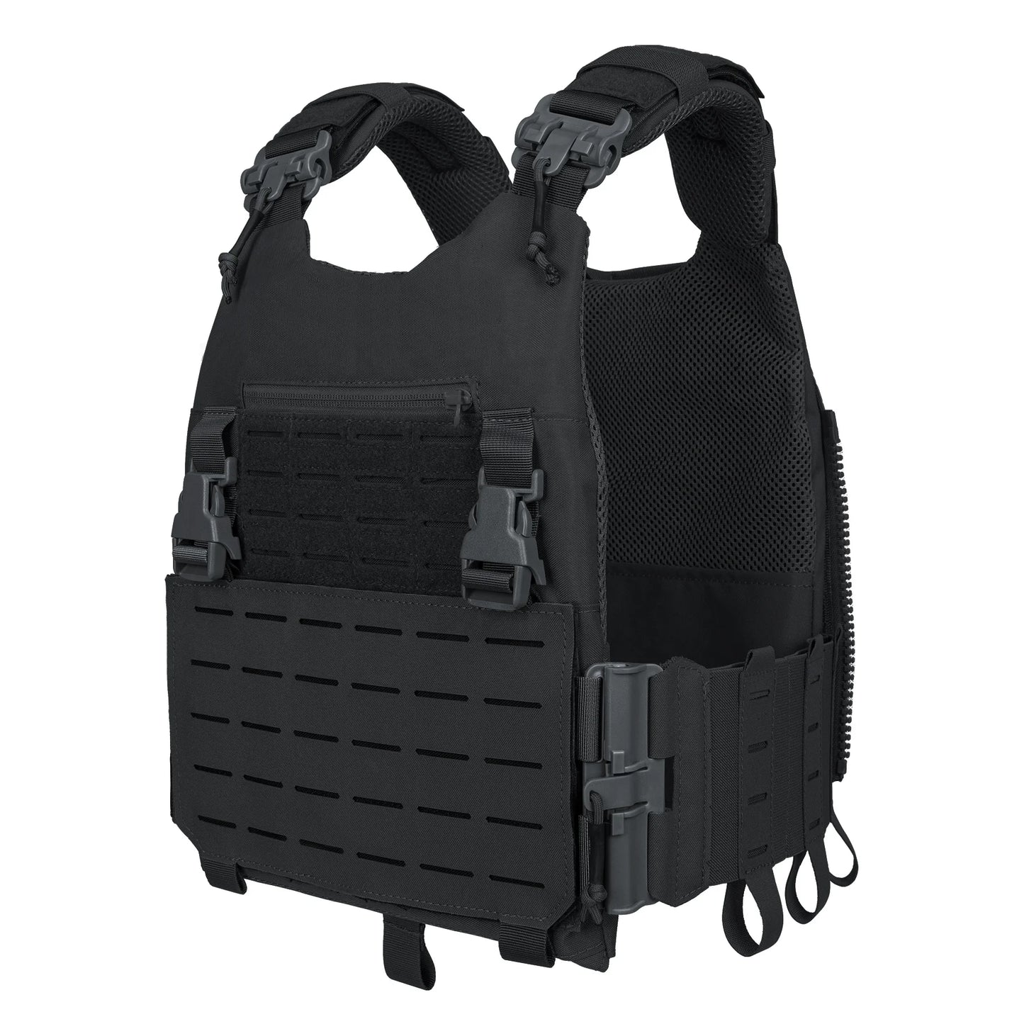 IDOGEAR Combat Training Camo Quick Release Molle Modular 500D Nylon Outdoor Hunting Vest Paintball Plate Carrier Tactical Ves