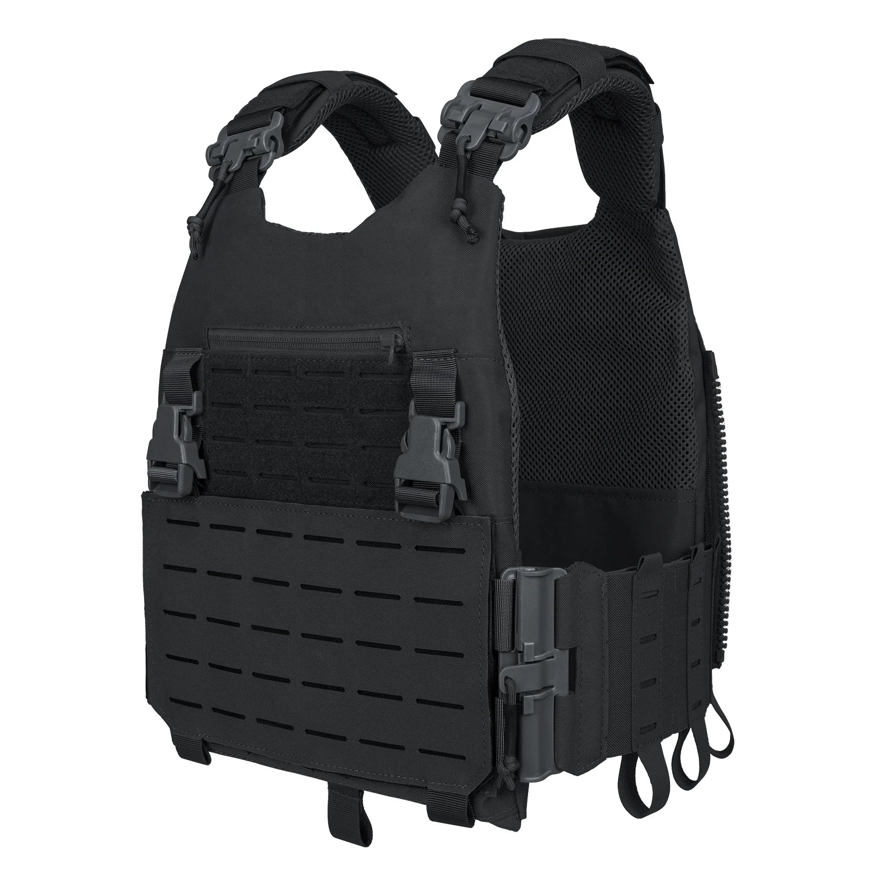 IDOGEAR Combat Training Camo Quick Release Molle Modular 500D Nylon Outdoor Hunting Vest Paintball Plate Carrier Tactical Ves