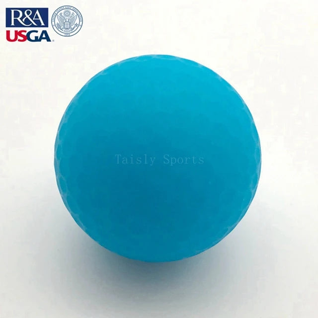 Factory Directly Blue Color 2-layer Tour Golf Ball with Lukia logo Matte Coating
