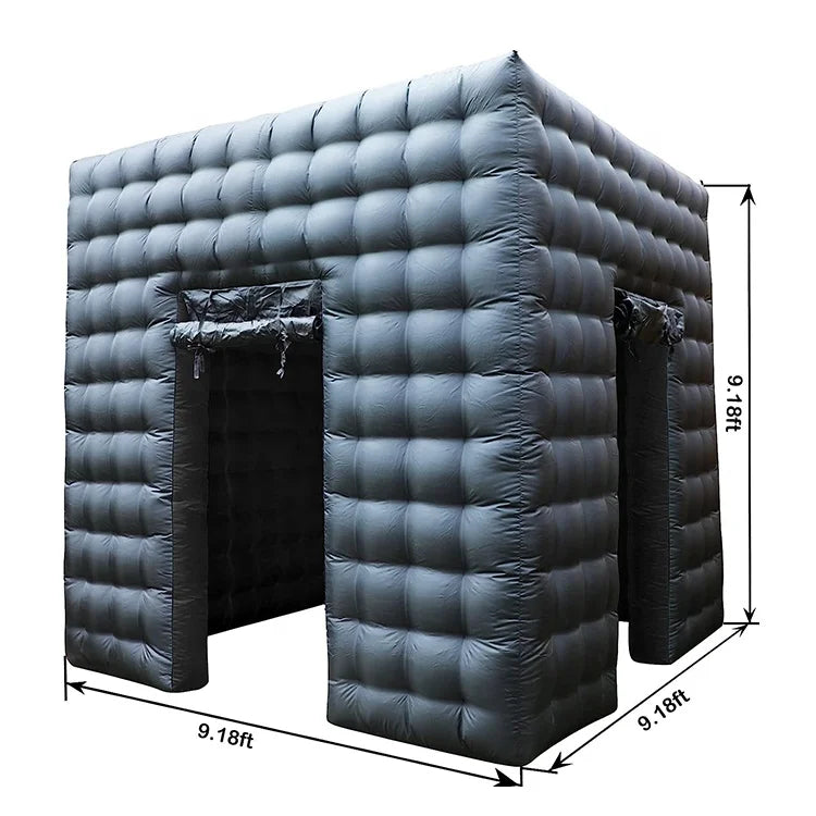 Advertising Inflatable Tent Balloon Arch Stage Air Giant Cabin Advertising  Inflatable Nightclub Party Cube Tent for Backyard