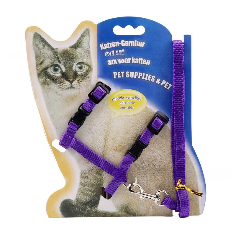 Hot Sale Colorful Cute Carton  Pet Dog Cat Harness Vest Pet Car Seat Belt