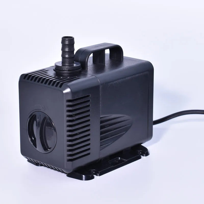 Mini Solar Tabletop Plastic Submersible 80W Water Dancing Fountain Pump with LED Light 3500L/H Eco-Friendly Garden Pond Pump