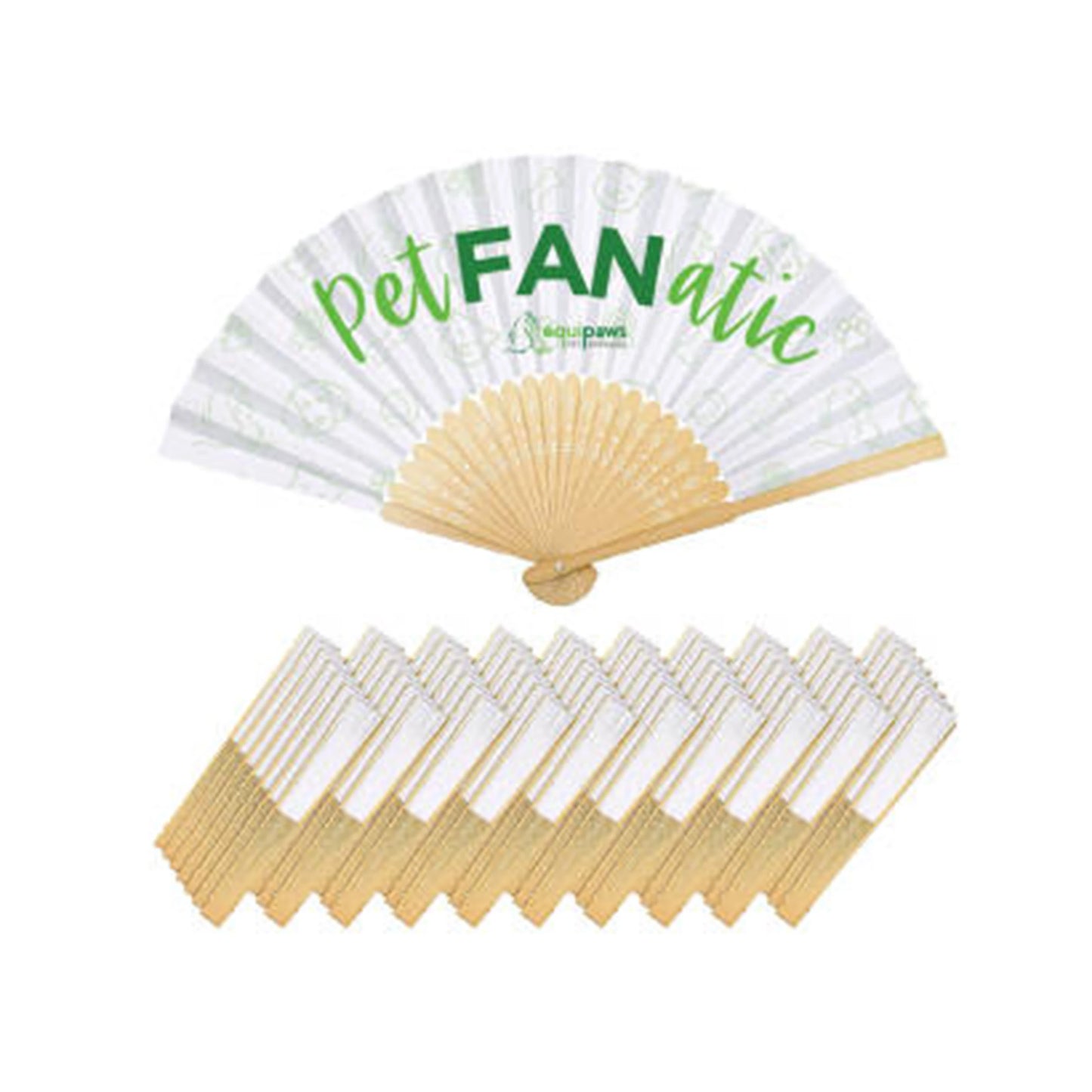 Custom Printed Personalized Promotional Silk White Bridal Wedding Hand Fans Wholesale Wedding