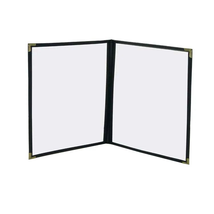 Menu holster Leather cookbook transparent cover production of A4 loose-leaf book Chinese restaurant page plate shell