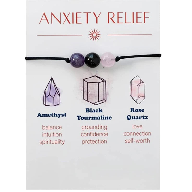 Cross-border Hot Selling Amethyst Natural Stone Bracelet Fashion Handmade Beaded Bracelet Adjustable Woven Card Bracelets for
