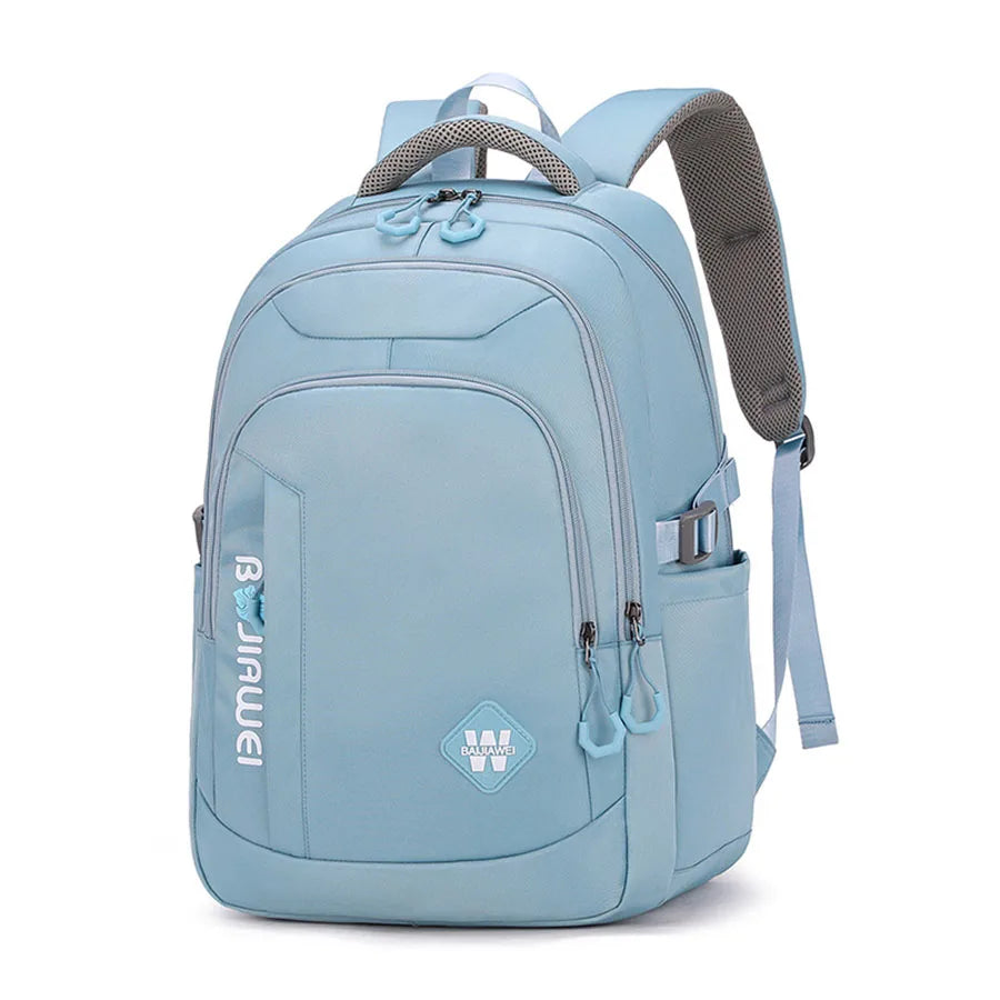 2024 New Nylon Backpack Large Capacity Student Waterproof Schoolbag and Sturdy Shoulder Bag Computer Bag