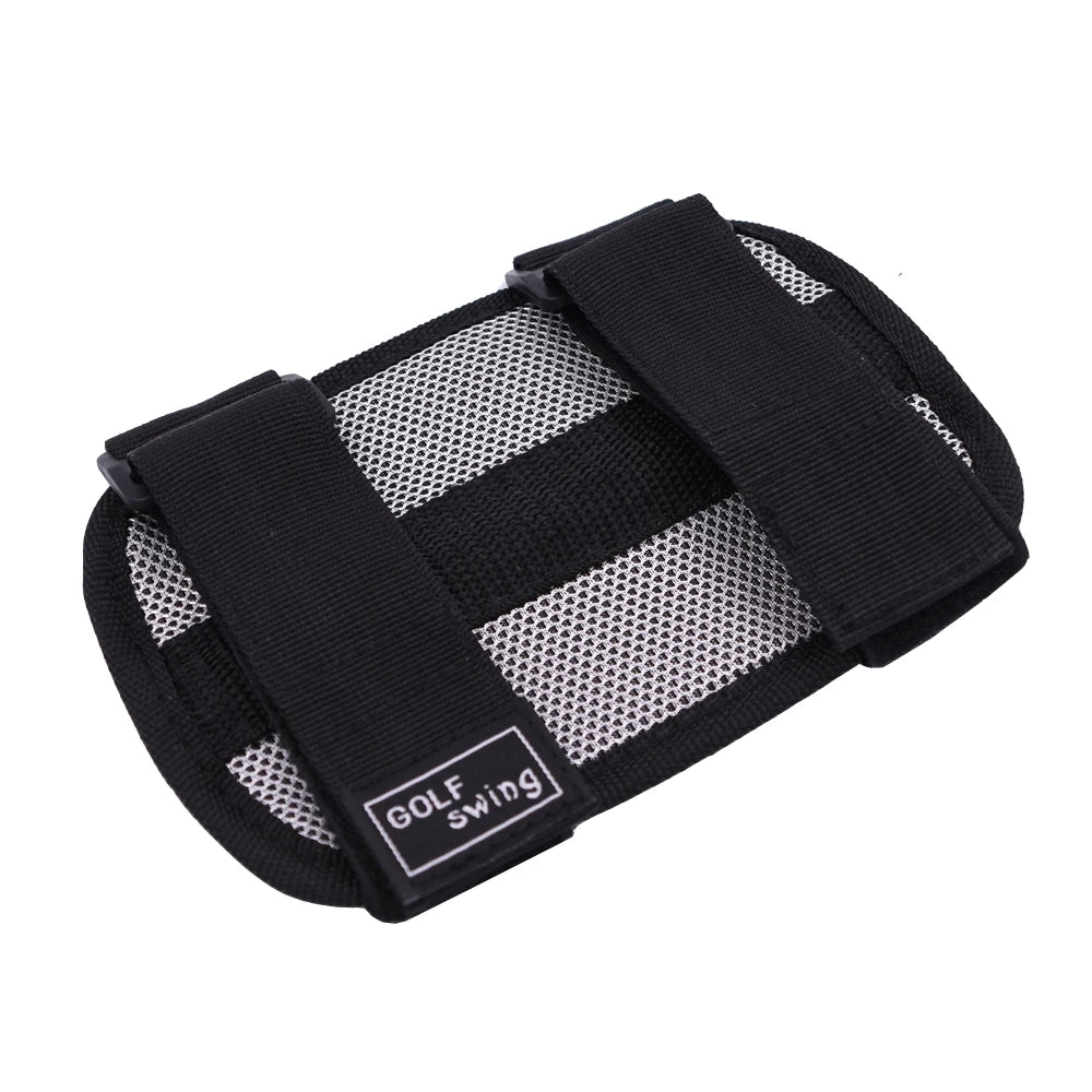 Factory Golf Elbow Brace Arc Corrector Swing Training Aid Arm Bending Alarm Trainer Nylon Black