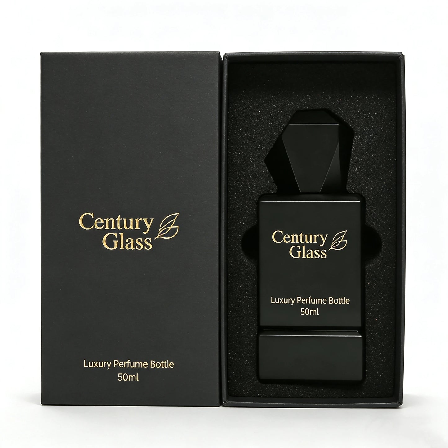 Wholesale 50ml 30ml 100ml OEM ODM Luxury Custom Made Logo Crimp Empty Spray Glass Perfume Bottle 50ml Custom Perfume Bottle
