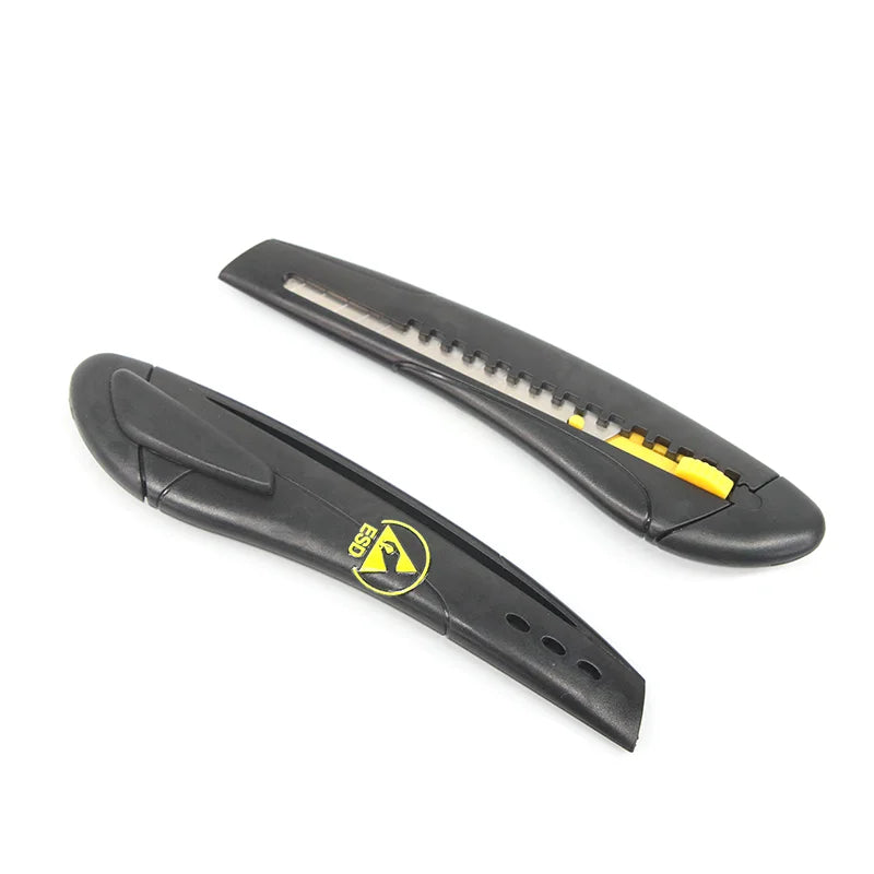 T07  Antistatic Utility Knife for Industrial/Cleanroom ESD Office Knife/Cleanroom Consume Antistatic Box Cutter