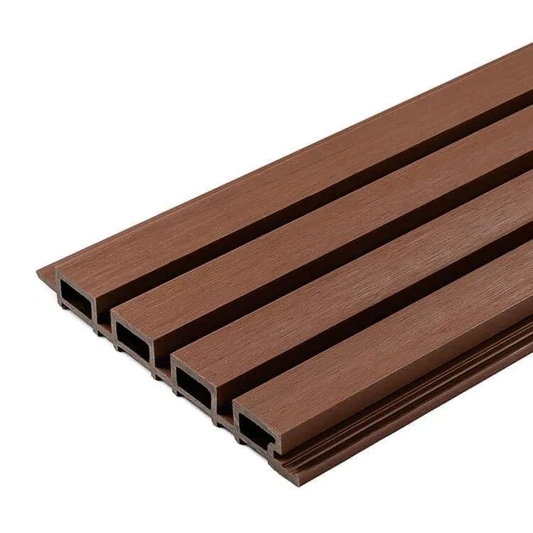 Waterproof Exterior WPC Wall Panel for Outdoor Wall Cladding Plastic Fireproof Soundproof Sound-Absorbing Moisture-Proof