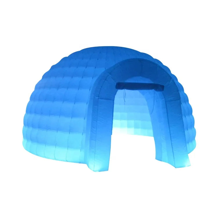 White Inflatable Igloo Tent Inflatable Dome Nightclub Party Tent Portable Party Led Lighting Inflatable Bar