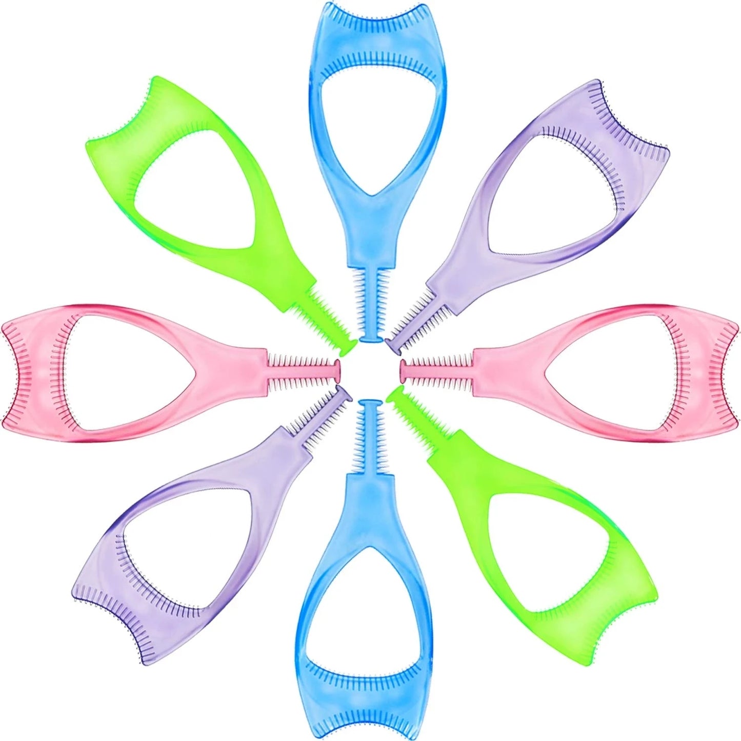 Eyelash Tools 3 in 1 Makeup Mascara Shield Guide Guard Curler Eyelash Curling Comb Lashes Cosmetics Curve Applicator Comb