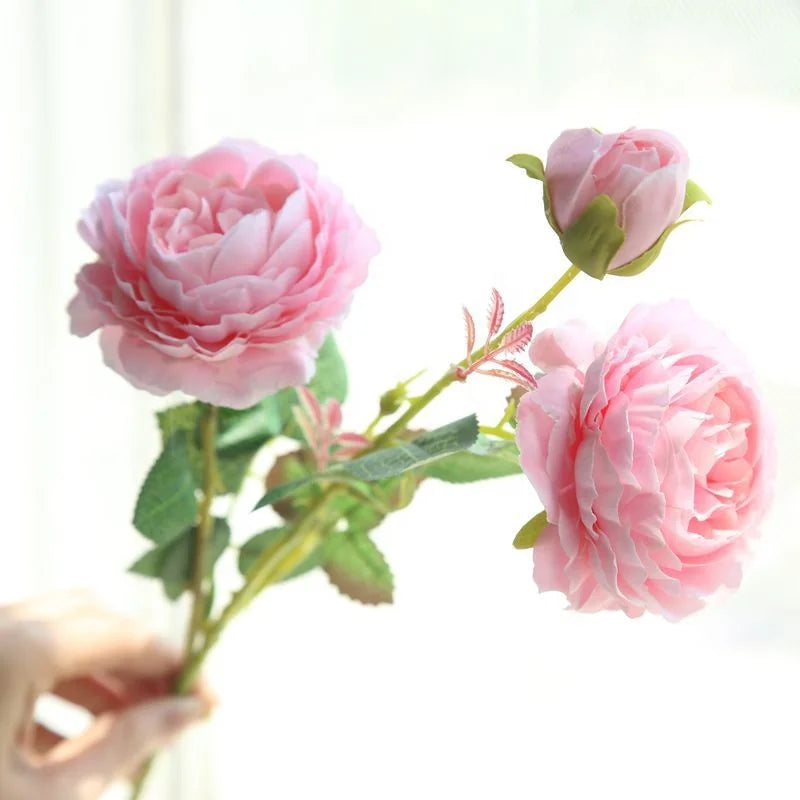 JCF221 Rose Peony Simulation Flower Home Decoration Wedding Wall Fake Flower Home Decoration