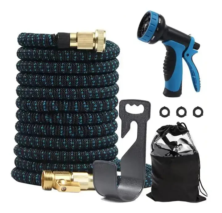 China Factory Supply Expandable Flexible Plastic Garden Hose Anti-UV Durable Adjustable