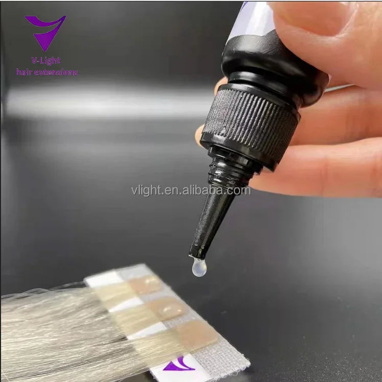 Factory Hot Selling Invisible Adhesive for V Light Hair Extension Glue Top Hair Extension Tools