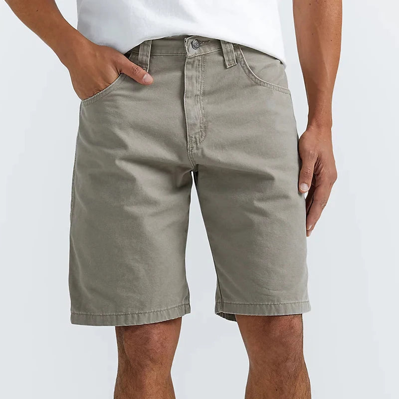 Custom Oversized Men's High Elastic Polyester Weaving Streetwear Shorts Vintage Baggy Carpenter Cargo Shorts Summer Wholesale