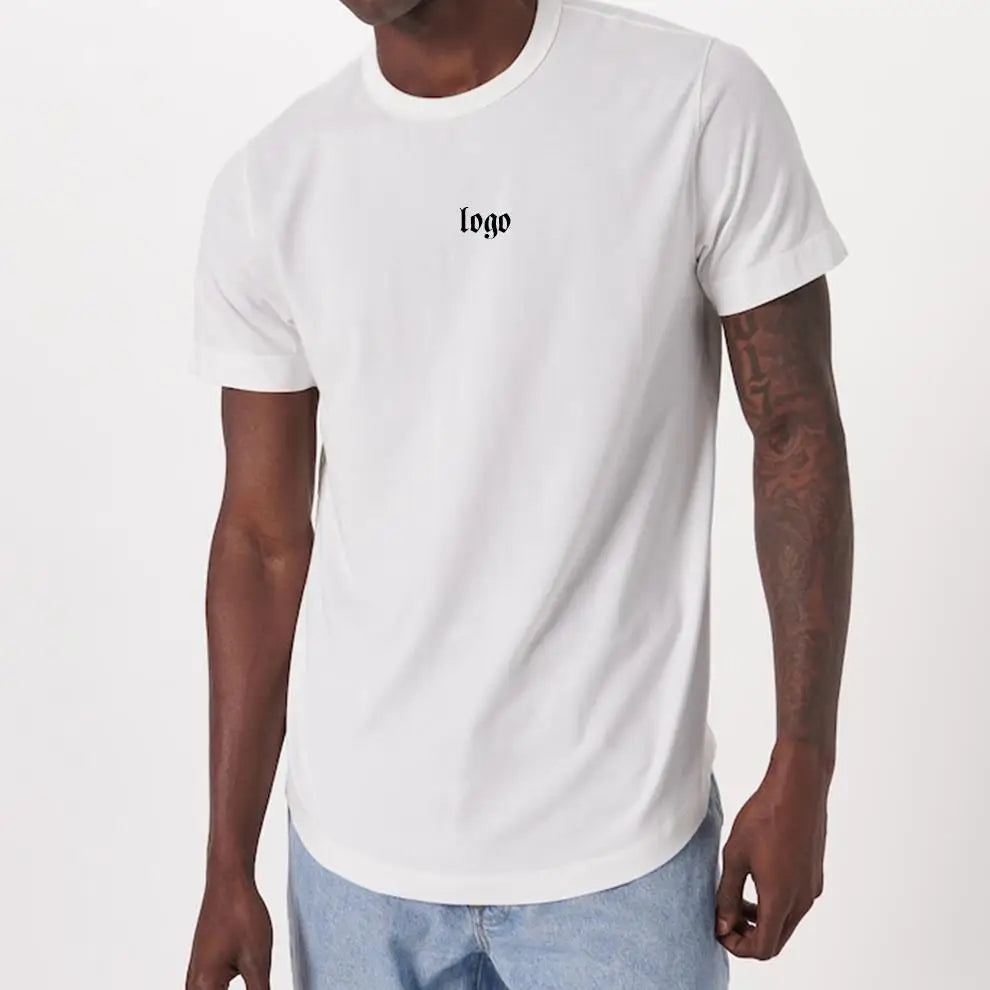 180g 7900 100% Cotton Men Gym T Shirt Print Pattern Short-Sleeved Men's T-Shirt for Men