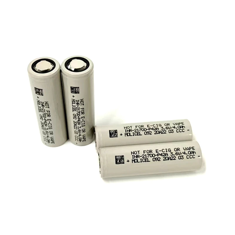 Molicel Original 21700 Rechargeable Battery P42A 4200mAh 4500mAh 3.7V DIY Pack Power Tools E-Scooters 800-Cycle -20-45