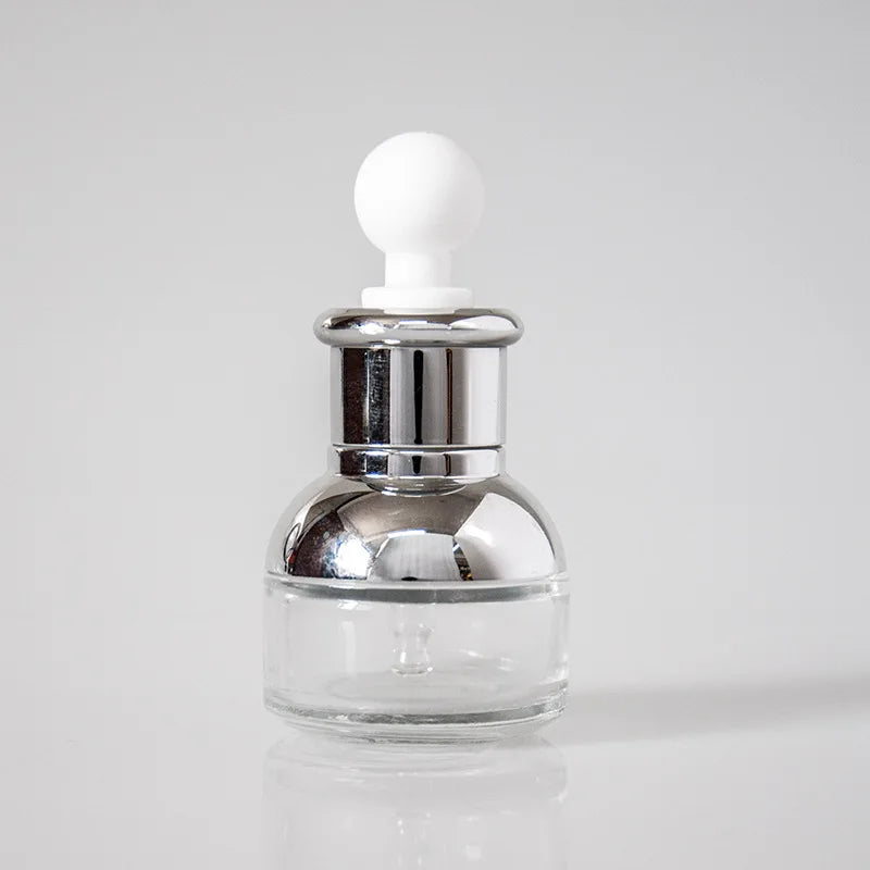 20ml 30ml Wholesale Glass Bottle Dropper Glass Oil Bottle Luxury Private Label  Serum Eye Essential Oil Face Cream