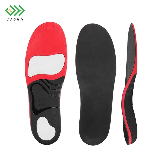 JOGHN Plantar Fasciitis Arch Support Insoles for Men and Women Shoe Inserts Orthotics Shoe Insoles for Flat Feet Arch Heel Pa