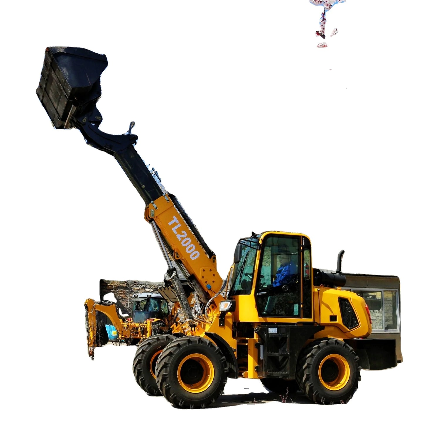 Factory Direct Sale MAPPOWER 1.5 Ton Mini Telescopic Wheel Loader with 4x4 Drive Compact Front End Loader