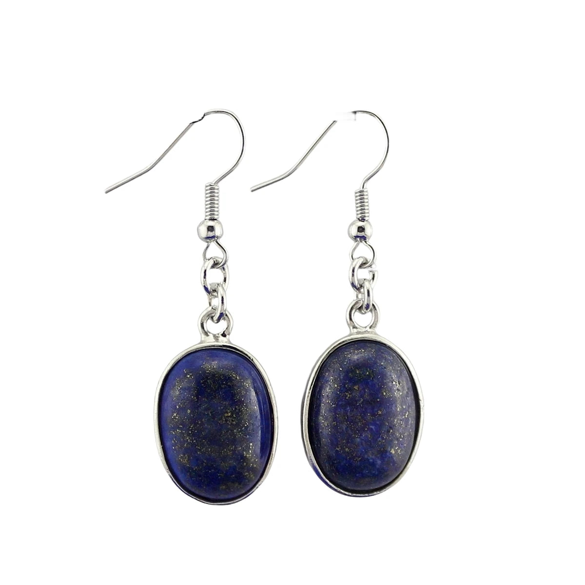 2024 Hot Sale Luxury Jewelry Pendant Earring Handmade Lapis Lazuli Earring Round High Quality Earrings